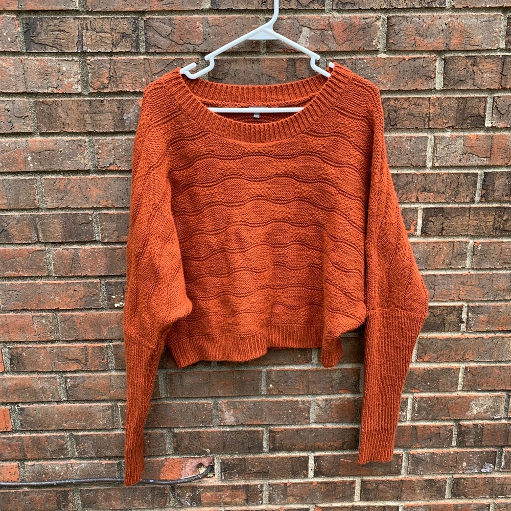 Orange sweater